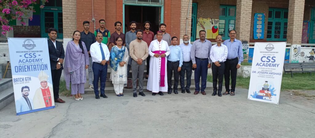 CSS vision of his grace Archbishop Dr. Joseph Arshad.